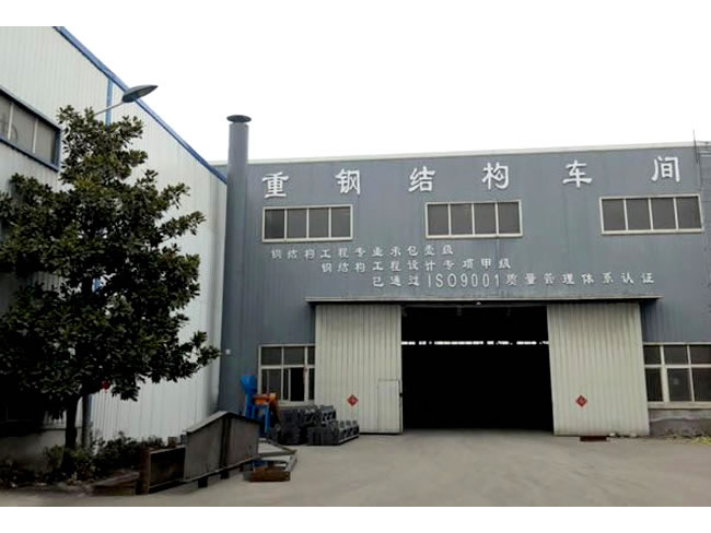 湖北网架加工车间